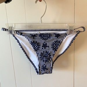 AERIE String Side Stripped Bikini Bottoms- Size S